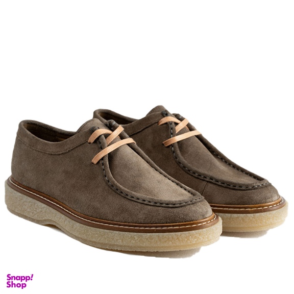 کفش راحتی مردانه چرم مشهد مدل J6330 رنگ کرم