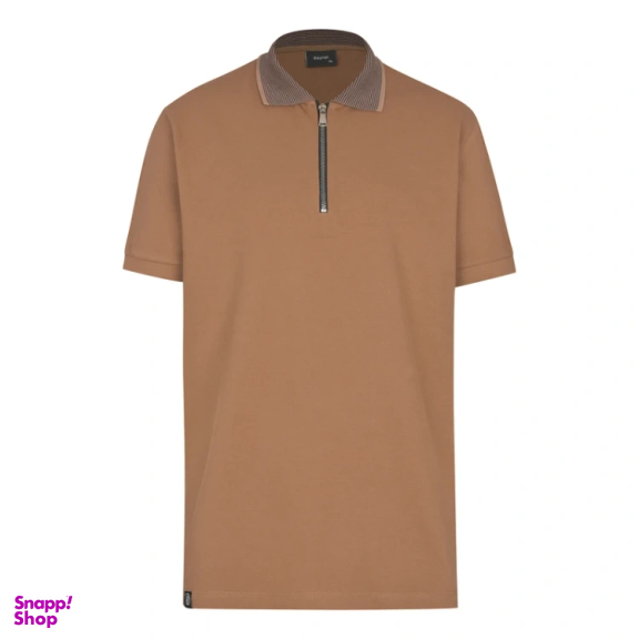 پولوشرت آستین کوتاه مردانه مدل GD-s-19922862 رنگ قهوه ای