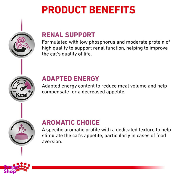 غذای پوچ گربه رویال کنین مدل رنال مرغ وزن 85 گرم