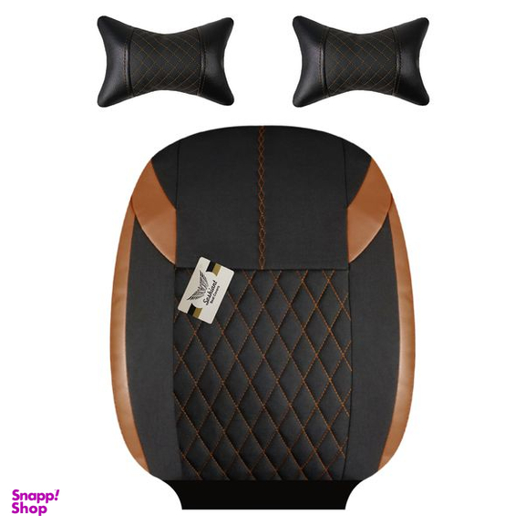 روکش صندلی خودرو سوشیانت مدل گندم مناسب برای پژو پارس به همراه پشت گردنی