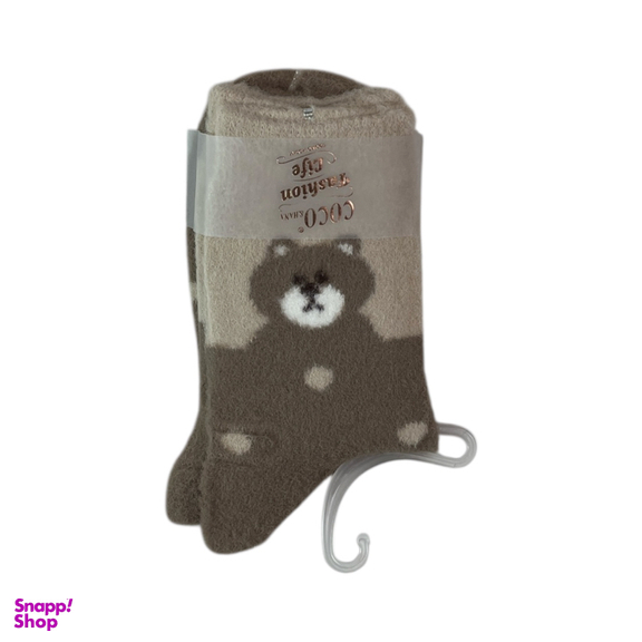 جوراب زنانه کوکو اند هانا طرح خرس کد Co-5