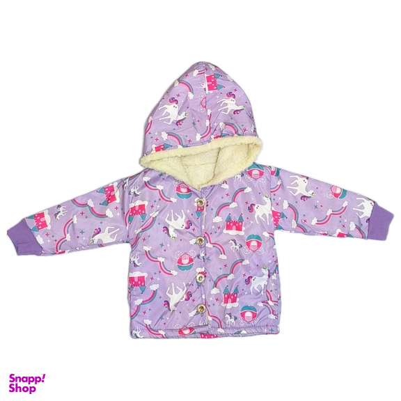 کاپشن دخترانه مدل یونیکورن کد 122