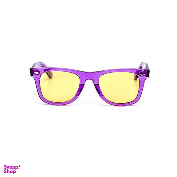 عینک آفتابی ری بن مدل 2140 فریم بنفش عدسی زرد سایز 50