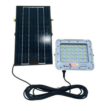 پروژکتور خورشیدی وی مکس مدل IR-V76100 ظرفیت 100 وات ساعت