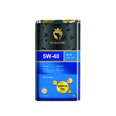 روغن موتور مگلوب مدل 5_40 Copper Tec 5 کد 20594 حجم 5 لیتر