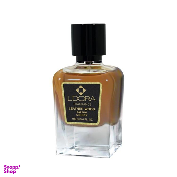 پرفیوم لدورا فرگرنس مدل LEATHER WOOD حجم 100 میلی لیتر