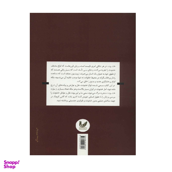 کتاب خشونت خانگی اثر نیلوفر میرزایی نشر اندیشه احسان
