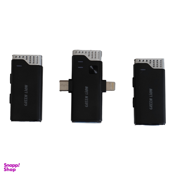 میکروفون یقه ای بی‌ سیم گرین لاین مدل GN2IN1MIC360D