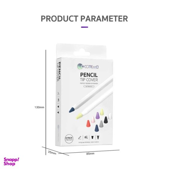 محافظ سری قلم لمسی کوتتسی مدل CS7072 مناسب اپل سری 1 مجموعه 16 عددی