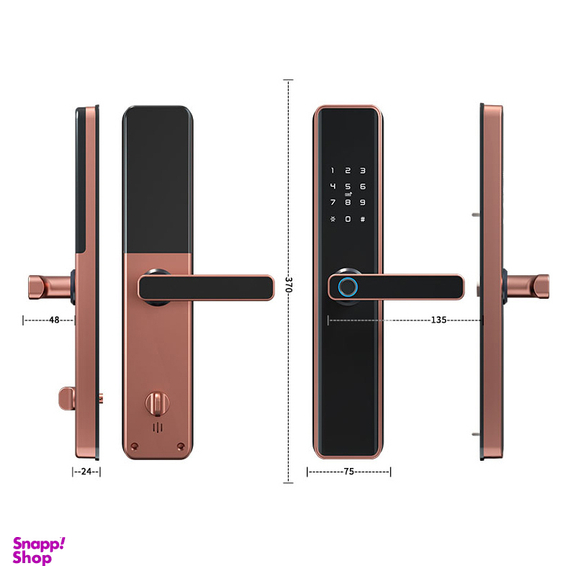 دستگیره و قفل هوشمند درب مدل E150