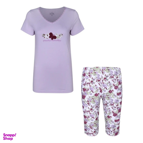 ست تیشرت و شلوارک راحتی زنانه ناربن مدل GD-o-19859872