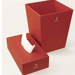 ست سطل و جای دستمال کاغذی لوپینه مدل IRIS-LP119