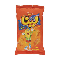 اسنک فنری لینا وزن 80 گرم