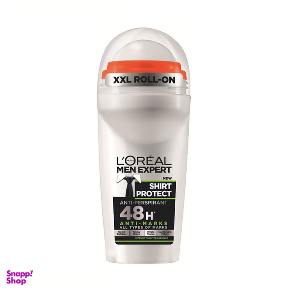 رول ضد تعریق مردانه لورآل مدل SHIRT PROTECT حجم 50 میلی لیتر