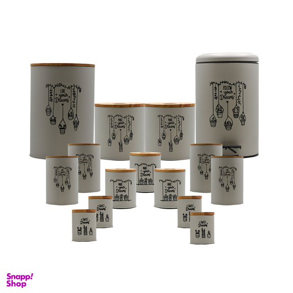 سرویس آشپزخانه 15 پارچه بی وی کی مدل دریل کد 853416