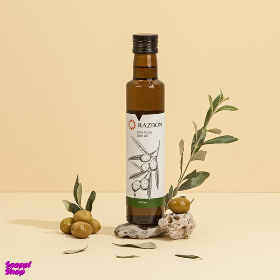 روغن زیتون فرابکر رزبن و روغن هسته انگور رزبن حجم 250 میلی لیتر بسته 2 عددی