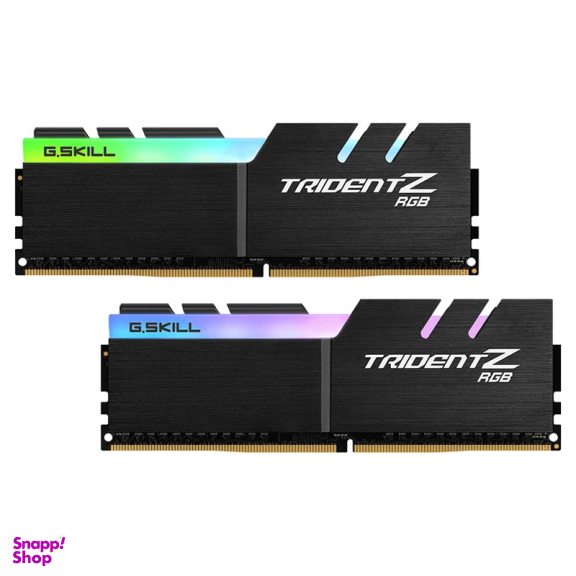 رم دسکتاپ DDR4 دو کاناله 3200 مگاهرتز CL16 جی اسکیل سری TRIDENT Z RGB ظرفیت 16 گیگابایت بسته 2 عددی