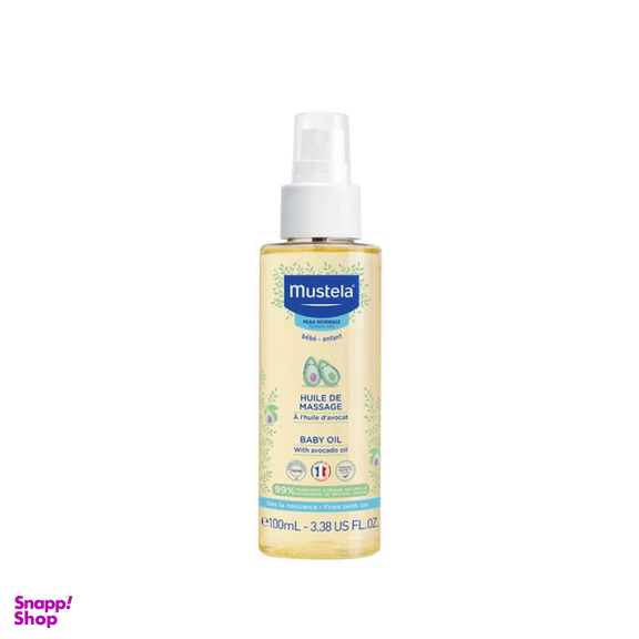 روغن ماساژ کودک موستلا مدل آووکادو حجم 100 میلی لیتر