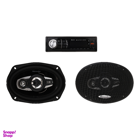 دستگاه پخش خودرو مکسیدر کد MX-DL3188U2_LS8843BT به همراه اسپیکر
