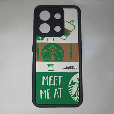 قاب گوشی موبایل طرح استارباکس مناسب شیائومی Redmi Note 13 4G