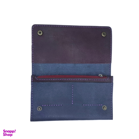 کیف پول کتی چرم طبیعی دست دوز مدل ChDD2