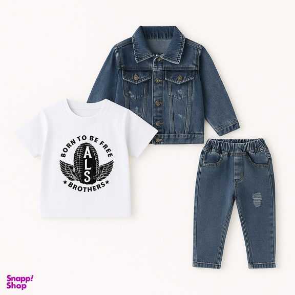 ست 3 تکه لباس بچگانه کد 8676