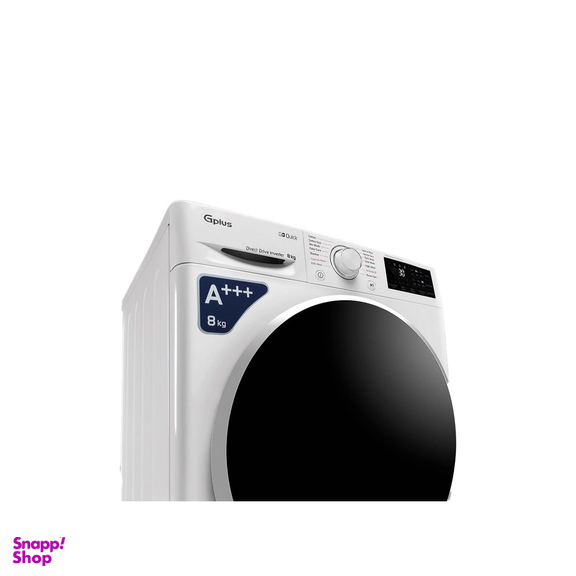 ماشین لباسشویی اتوماتیک جی پلاس مدل GWM-M870S ظرفیت 8 کیلوگرم