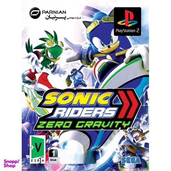 بازی SONIC RIDERS ZERO PS2 نشر پرنیان