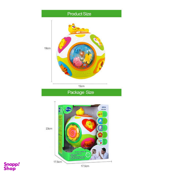 توپ موزیکال هولی تویز مدل 938 Hola Toys