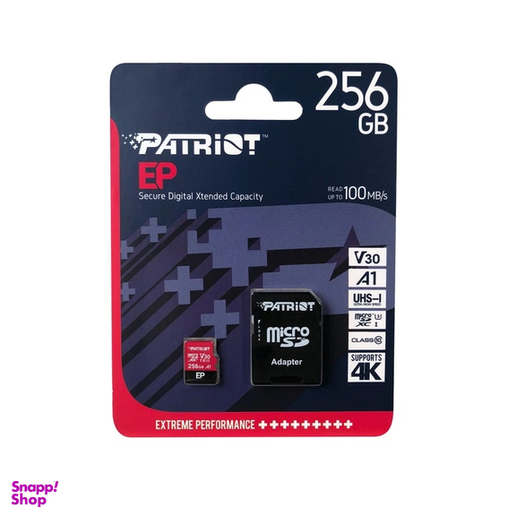 کارت حافظه microSDXC پتریوت مدل EP-V30 A1
