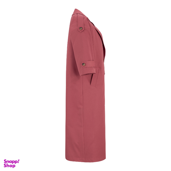 بارانی زنانه السانا مدل راوش کد 230516 رنگ صورتی