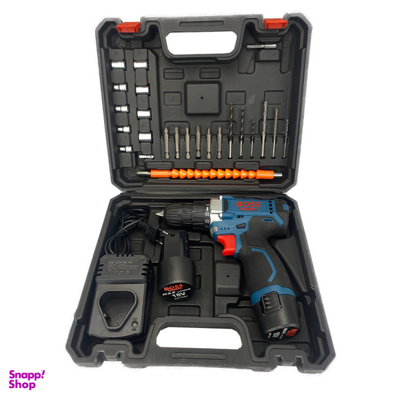 مجموعه 30 عددی دریل پیچ گوشتی شارژی باس مدل BS1801