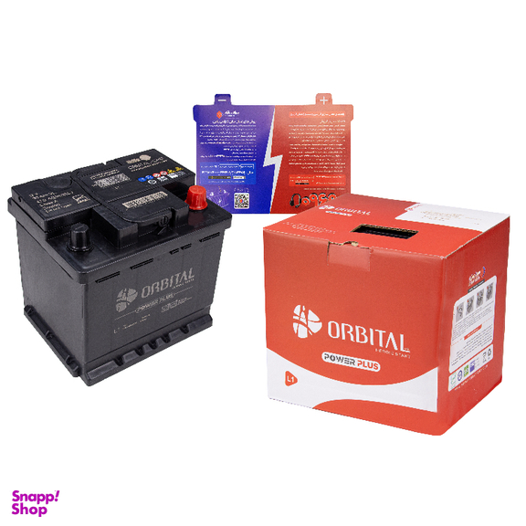 باتری 50 آمپر سپاهان باتری مدل اوربیتال L1