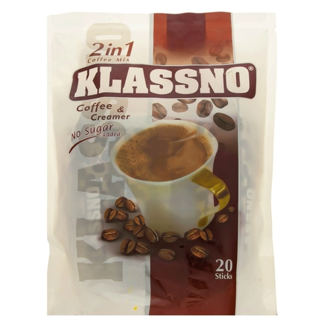 کافی میکس 2×1 بدون شکر کلاسنو وزن 12 گرم بسته 20 عددی