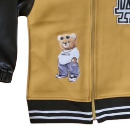 کاپشن نوزاد مدل فشن کد 123 رنگ کرم مشکی