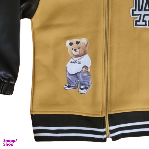 کاپشن نوزاد مدل فشن کد 123 رنگ کرم مشکی