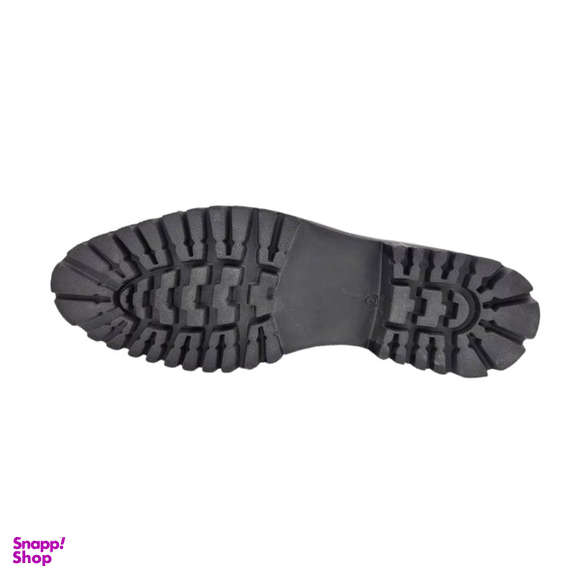 نیم بوت طبی مردانه چرم ریباری مدل Z26 رنگ مشکی