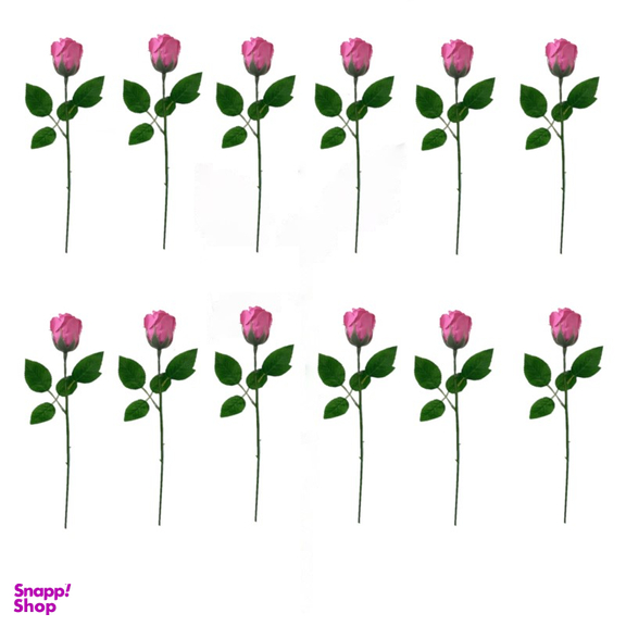 شاخه گل مصنوعی مدل معطر مجموعه 12 عددی