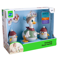 اردک و جوجه موزیکال هولی تویز سنسور دار مدل Musical Waddling Duck Family HE9987