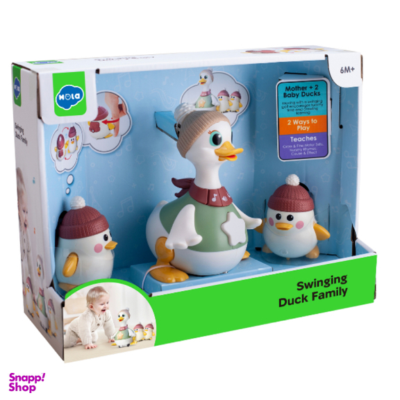 اردک و جوجه موزیکال هولی تویز سنسور دار مدل Musical Waddling Duck Family HE9987
