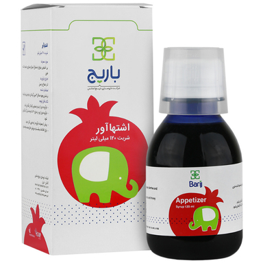 شربت اشتها آور کودکان باریج اسانس مدل kids حجم 120 میلی لیتر