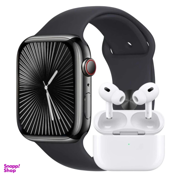 ساعت هوشمند ورنا مدل W46 Max به همراه هندزفری بی سیم مدل Airpod pro