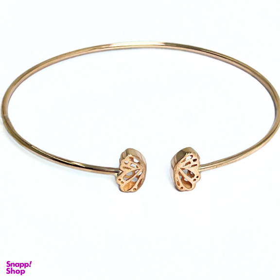 بنگل طلا 18 عیار دخترانه مدل طرح بال فرشته