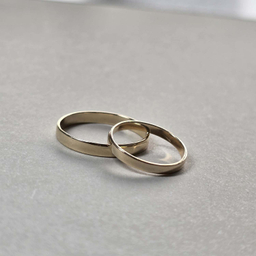 ست حلقه طلا زنانه و مردانه درگونه مدل 32