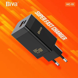 شارژر دیواری 45 وات بیوا مدل HC-15 به همراه کابل USB-C