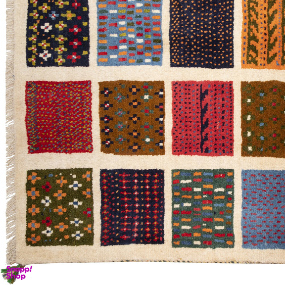 گبه دستباف سی پرشیا کد 122110 سایز 230x176 سانتی متر