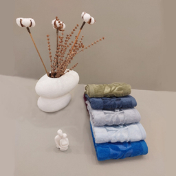 حوله دستی ارغوان مدل یاپراق سایز 80×40 سانتی متر