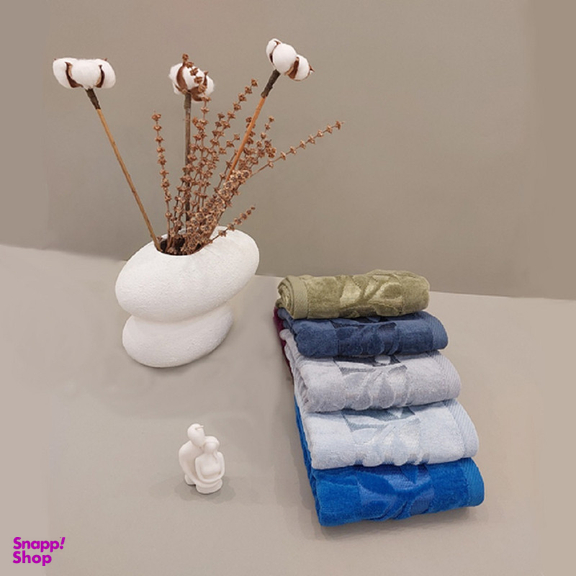 حوله دستی ارغوان مدل یاپراق سایز 80×40 سانتی متر