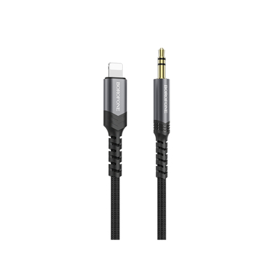 کابل تبدیل لایتنینگ به جک 3.5 میلی متری بروفون مدل BL15 طول 1 متر