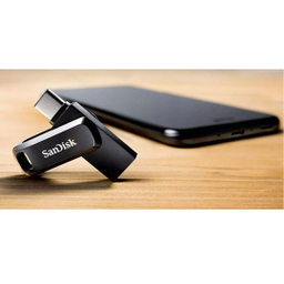 فلش مموری سن دیسک مدل Ultra Dual Drive Luxe ظرفیت 128 گیگابایت